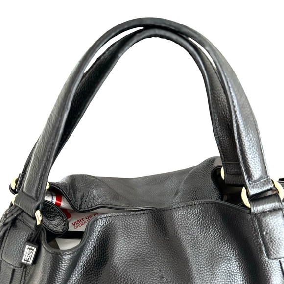 GUCCI Soho Large Black Pebbled Leather Tote Bag Shoulder Bag Women’s - Picture 8 of 17